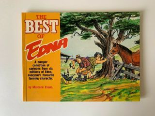 The Best Of Edna Malcolm Evans Cartoons Comics Graphic Novel 1988 Rare
