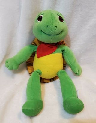 Rare Franklin The Turtle Stuffed Plush Toy 11” Eden Pre - Owned Euc Vhtf
