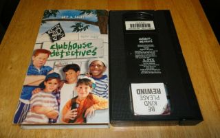 Clubhouse Detectives (vhs,  1996) Family Mystery Adventure Kids Rare