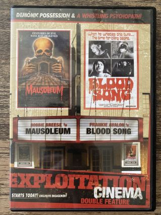 Exploitation Cinema: Mausoleum/blood Song Dvd Rare