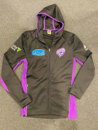 Hobart Hurricanes Cricket Bbl Player Issued Zipper Hoodie - Rare Size Xs