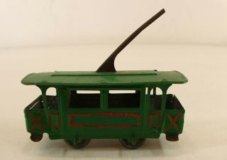Penny Toy Tramway Tôle Tin Toy 8,  5 Cm Rare Années 30