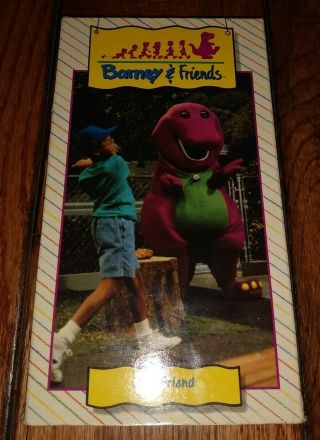 Barney And Friends Be A Friend Vhs Time Life 1992 Vintage Rare