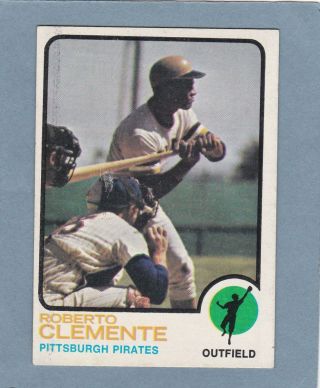 Vintage 1973 Topps Roberto Clemente 50 Pittsburgh Pirates Rare