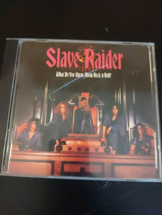 Slave Raider - What Do You Know About Rock N Roll - Cd - Rare