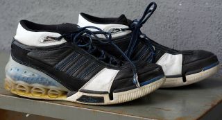 Vintage Adidas Kevin Garnett Bounce Shoes Sz 10 Sneakers 667207 Black Rare