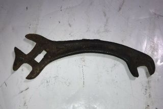 Old Antique Vintage Cultivator Farm Implement Wrench Tool Marked Y Rare