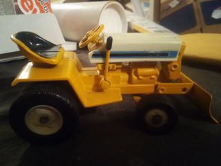 Diecast Toy Cub Cadet Model Mower With Plow Rare