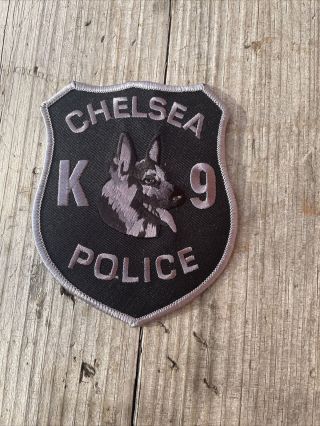 Chelsea Ma Massachusetts Police K 9 K - 9 K9 Patch Iron On 4” Rare Logo