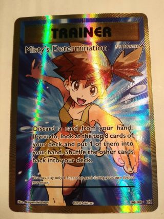 Pokemon Card Trainer Misty 