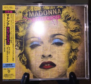 Madonna - Celebration,  Japan 2 Cd W/obi & Poster Wpcr - 13680 1 Oop Rare Pristine