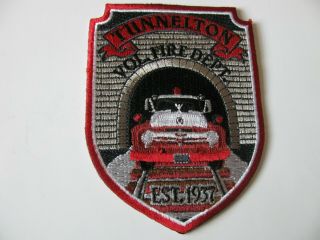 Tunnelton West Virginia Wv Fire Rescue Dept Patch Iron On 3” Rare Logo