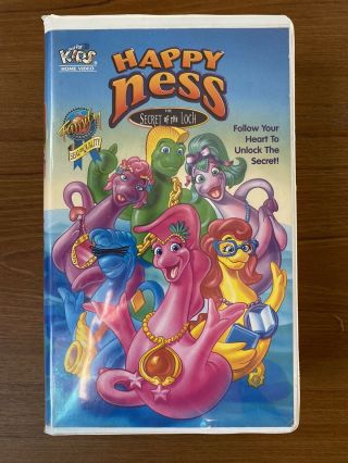 Happy Ness The Secret Of The Loch Just For Kids Vhs 1994 (rare Cover) Clamshell