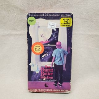Rare The Peanut Butter Solution 80s Childrens Movie Vhs