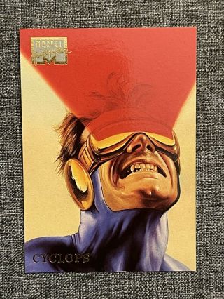 1996 Marvel Masterpieces 10 Cyclops By Julie Bell (nm/m) Rare & Oop