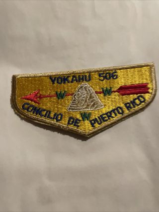 Yokahu Oa Lodge 506 Flap Www Concilio De Puerto Rico Order Of The Arrow Bsa Rare