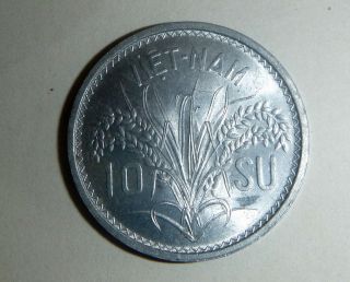 - Vietnam Coin - 1953 10 Su - Three Ladies - Aluminium - Quoc Gia - 4030