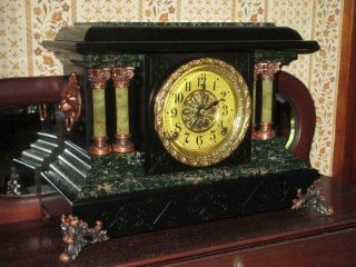 Antique Seth Thomas 8 Day T/s Adamantine Mantel Clock (ca.  1905)