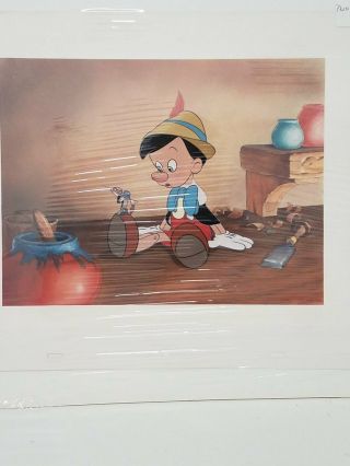 Milt Kahl Disney Pinocchio Photostatic Production Cel Vintage