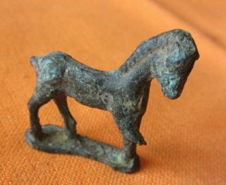 73.  Roman Style Bronze Figure Of Horse