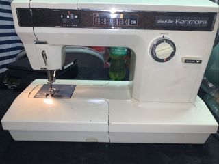 Vintage Kenmore Sears Best 158.  19141 Sewing Machine With Case