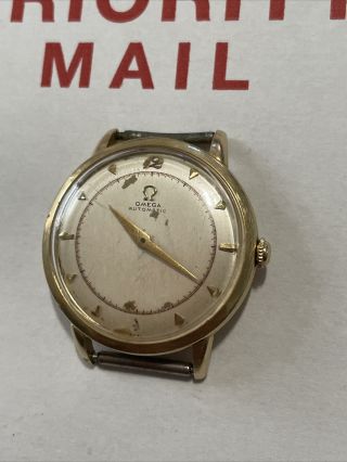 Vintage Omega 14k Gold Filled Automatic Men’s Watch.  17 Jewels