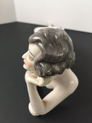 Dressel Kister Art Deco Nude Porcelain Doll Art Nouveau Ceramic Sculpture 4
