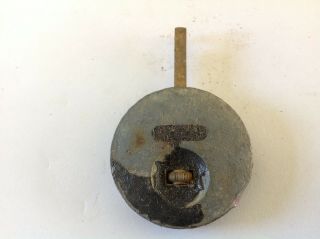 Antique Mantle Clock Pendulum Bob 97g 44mm Diam.  65mm Long Adjusts Ok