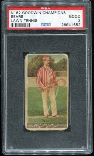 1888 N162 Goodwin Sears Hall Of Fame Tennis Card Psa Hof