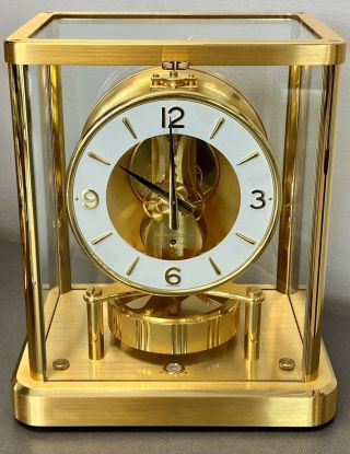 Jaeger Lecoultre Atmos Mantle Clock 540 602085 Nr.  Case Not Running