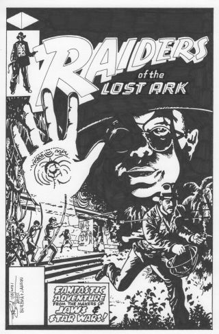 Raiders Of The Lost Ark 1 Buscema/janson Cover Recreation By N Blake Seals