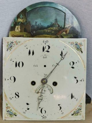 Antique English 8 Day Striking Rocking Ship Longcase Grandfather Clock Movement