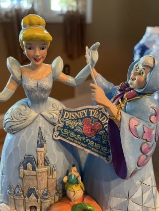 CINDERELLA CARVED BY HEART DISNEY TRADITIONS JIM SHORE MAGICAL TRANSFORMATION 2