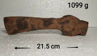 Battle Axe - 21.  5 Cm Rare Ancient Authentic Artifact Viking Kievan Rus Scythian