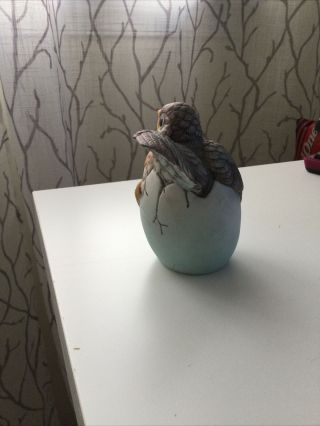 Andrea By Sadek Bisque Porcelain Baby Bird Robin