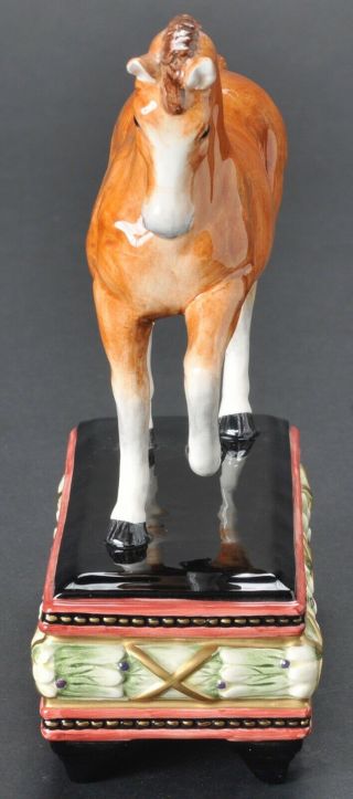 Fitz and Floyd Classics Equestrian Horse Figurine 2