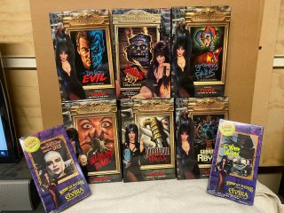 (8) Vintage Thriller/horror Vhs Video Movies - Hosted By Elvira Vg,  To