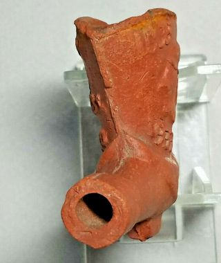 Rare Red Pamplin Clay Pipe 1933 Chicago Century of Progres Worlds Fair 3