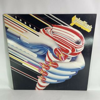 1986 Judas Priest " Turbo " Lp - Columbia Records Al 40158 - Record Near