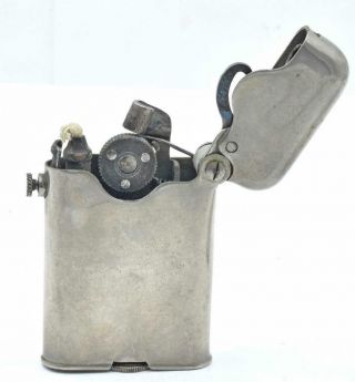Rare early Thorens Single Claw Automatic Petrol Lighter,  Missing Striker wheel 3
