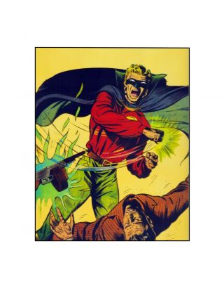 The Green Lantern Dc Comics Golden Age Style Sericel