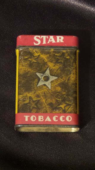 Star Tobacco Tin
