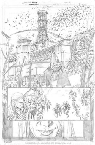 Eaton:marvel: Wolverine 11pg.  11 Omega Org Eaton Pencils,  Claudette Inks