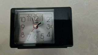 Vintage Linden Electronic Travel Alarm Clock Japan