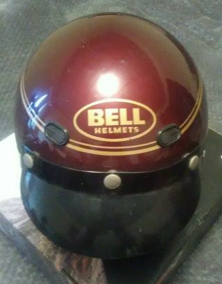 Bell Vtg (size 7.  5) Magnum Motorcycle Racing Helmet