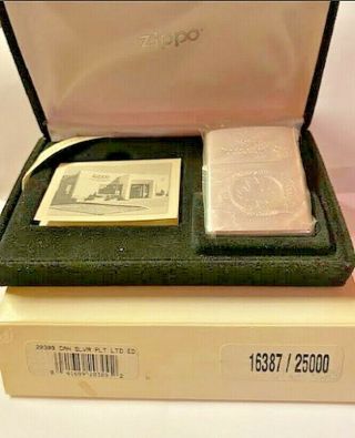 Zippo Canada Final Production Silver Plate 2002 Limited Series Rare