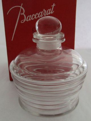 Vintage " Vega " Guerlain Baccarat France Perfume Bottle With Stopper 69