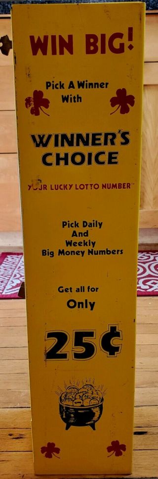 Vintage Winners Choice Lottery Number Vending Machine With Key Ramm Vending 4