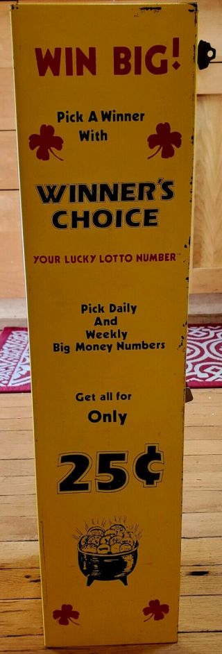 Vintage Winners Choice Lottery Number Vending Machine With Key Ramm Vending 5