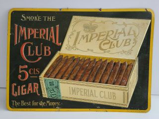 Vintage Imperial Club Cigar Sign